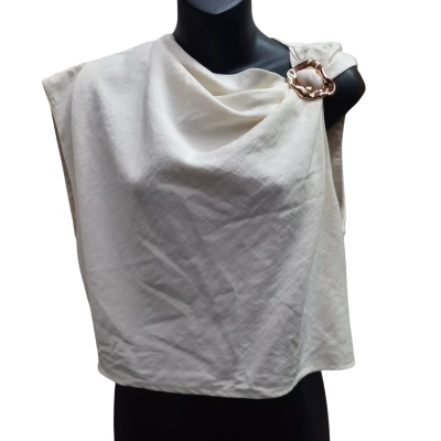 SHEIKE 'Loretta' Top in Size 12 - Cream Colour