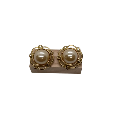 Emma Page Vintage Faux Pearl Clip On Earrings