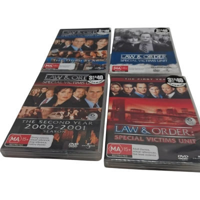 LAWW AND ORDER  SVU SEASON 1 TO 4