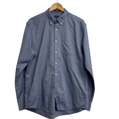 Gant Mens Size XL Blue Shirt