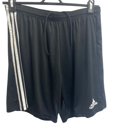 Adidas Mens  Size L Shorts Black  / White 