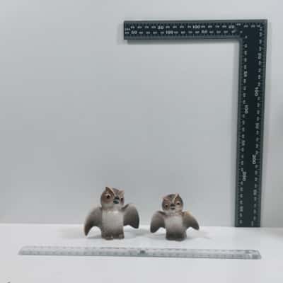 Vintage Japanese Made Owl Salt and Pepper Set Duo 