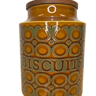 Vintage Hornsea Pottery Brontë Biscuit Jar