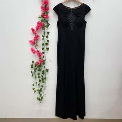 Bariano Womens  Cocktail Dress Size 10 Black  