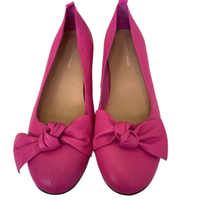 Django & Juliette  Womens  Size 42 Knot Tie Leather Shoes Magenta