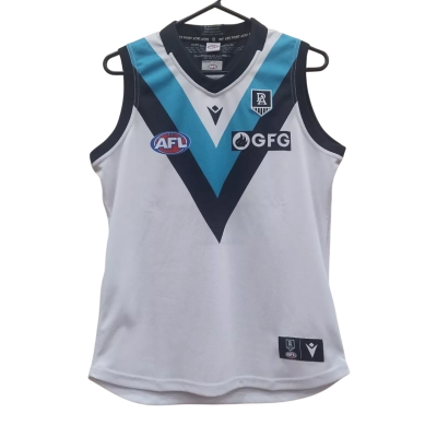 AFL Kids Size XL Sport Top White (11)