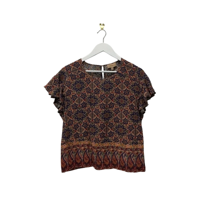 Kachel Womens  Size 8 Short Sleeve Top Multicoloured / Pattern 