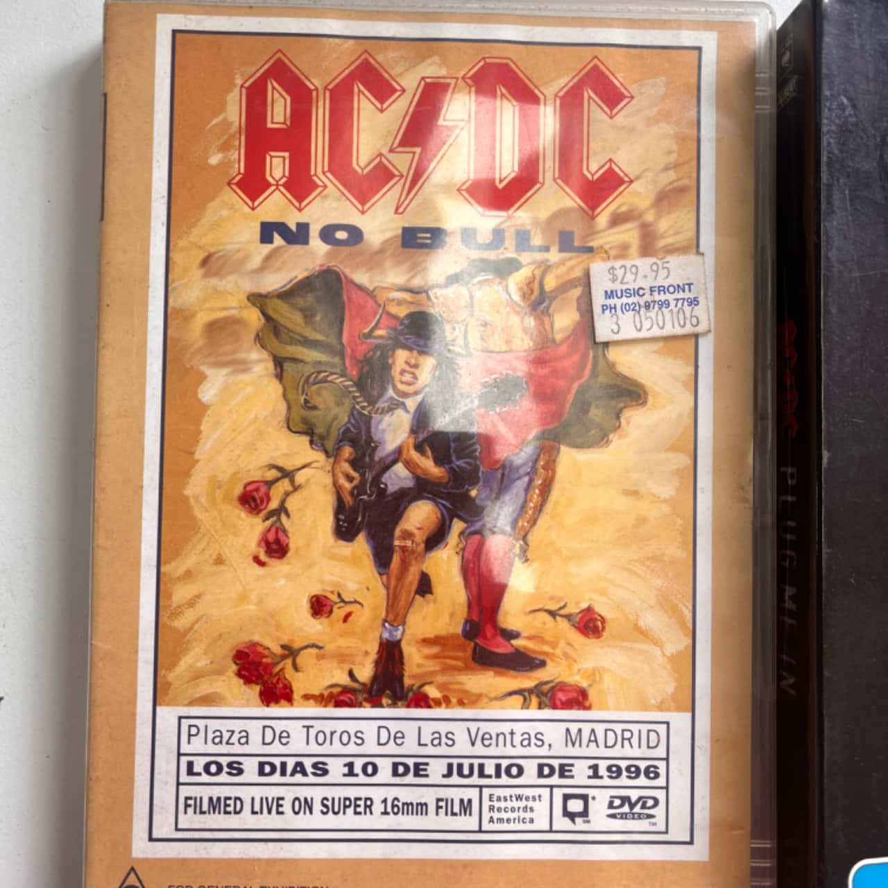 ACDC DVDS (PLUG ME IN, NO BULL)