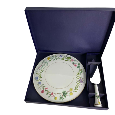 Royal Worcester " Arcadia" Cake plate and Server Set 