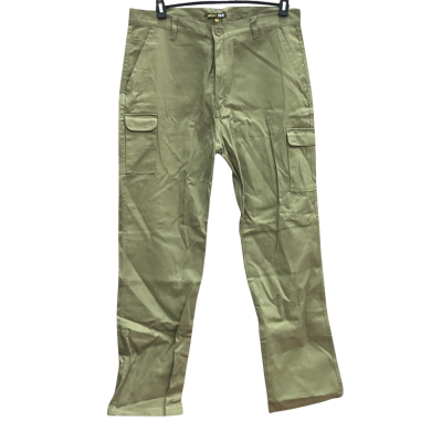 Work Zone Mens Size 97 Green Grey Cargo Pants 