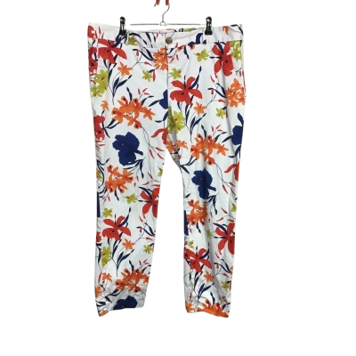 Banana Republic Cotton Blend Floral Print Pant