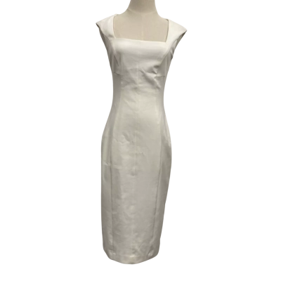 Cue White Mid-Length Bodycon Dress 