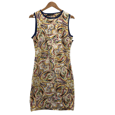 Zara Womens  Size L Midi Dress Multicoloured 