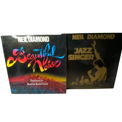 Neil Diamond Beautiful Noise & Jazz Singer Vinyl Records