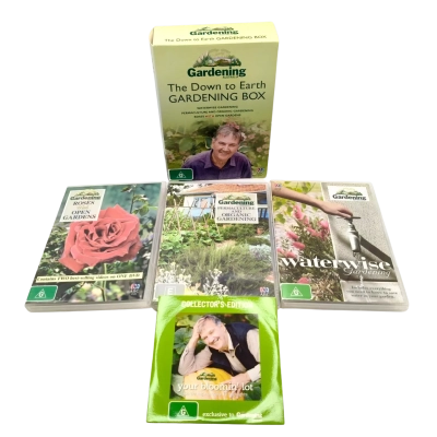 Gardening Australia - The Down To Earth Gardening Box 3 DVD Set + Bonus Collectors Edition Disc