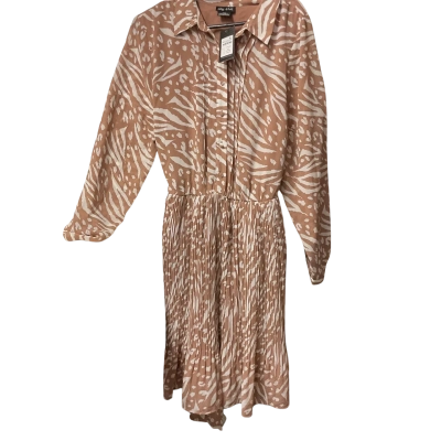 City Chic Womens  Size XXS Long Sleeve Dress Animal print 