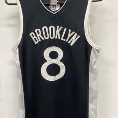 Brooklyn NBA Mens  Size XS Jersey Black  / White 
