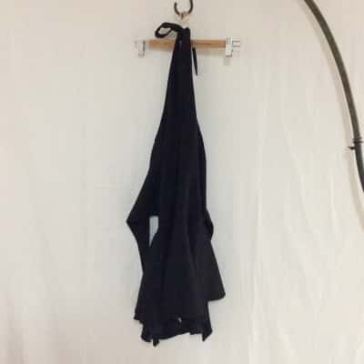 Charcoal Womens  Size 8 Halter Neck Dress Black  