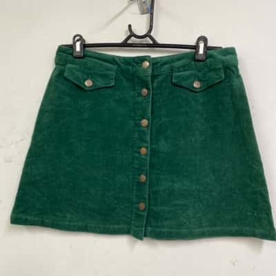 Princess Highway Womens  Size 14 A-Line Skirt / Mini Skirt Green 