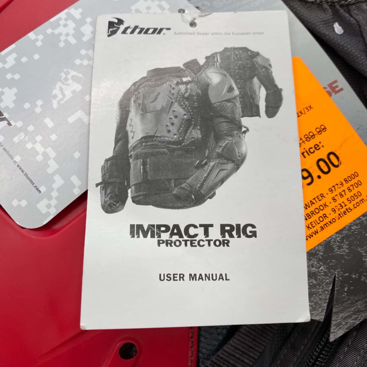 Thor Protector Impact Rig S9 Size 2XL/3XL