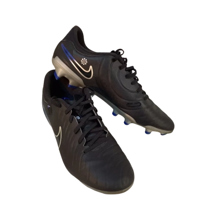 Nike Mens Size 10 Tiempo Soccer Shoes Black  