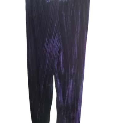  Womens  Size 12 / M Wide Leg Pants Purple 