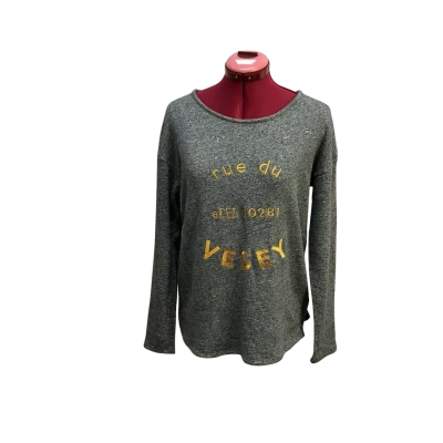 Seed Heritage Womens  Size XS Long Sleeve Shirt Grey / Orange 