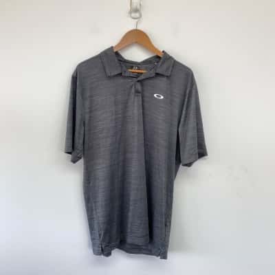 Oakley Grey Short SLeeve Polo Shirt Size XXXL 