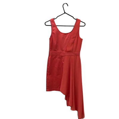 Plume Womens  Size 10 Sleeveless Dress  Coral 