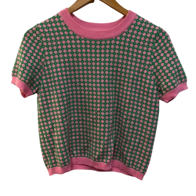 Gorman Size 10 Green / Pink Jumper