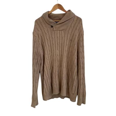 Tommy Hilfiger Mens  Size XXL Jumper Brown 