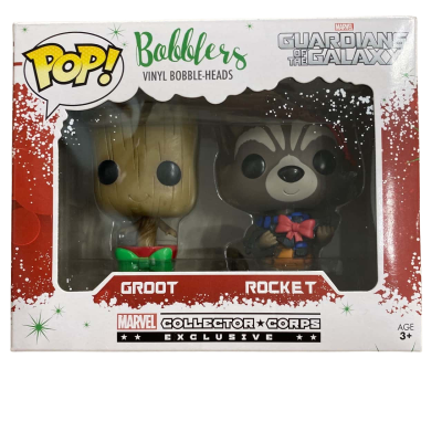 Pop! Mini Bobblers8cm tall  Groot & Rocket 