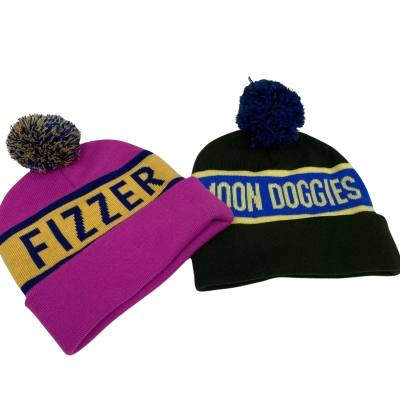 Unbranded Women’s/Mens Size One Size Beanie SET of 2 Dark Green / Pink  