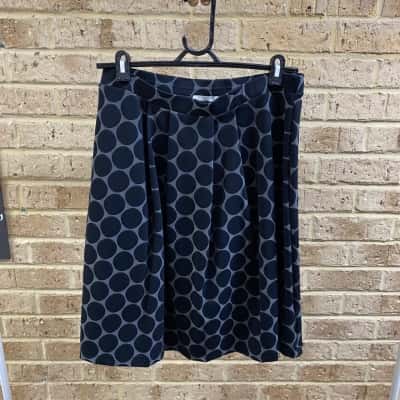 Metalicus Womens WINDSOR A-LINE SKIRT Size L / M 