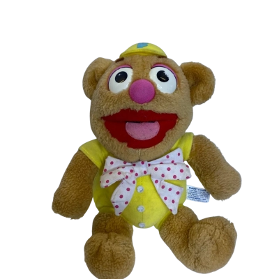 Vintage 1980 Muppet Babies Fozzie Bear Plush Hasbro