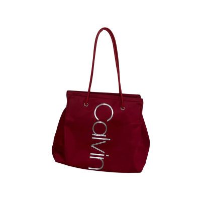 Calvin Klein Womens Tote Bag Red 