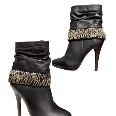 Belanci Olivia Black Womens  Size 36 Boots / Heels
