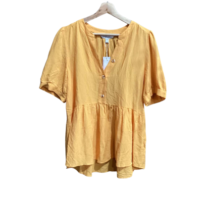 BNWT Forever New Blouse Yellow Size 12