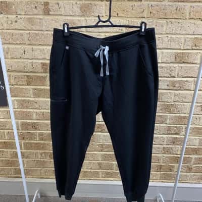 Figs Womens black jogger pants Size XL 