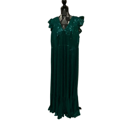  Giffniseti Womens  Size XXXXL (4XL) Formal Dress Emerald Green BN