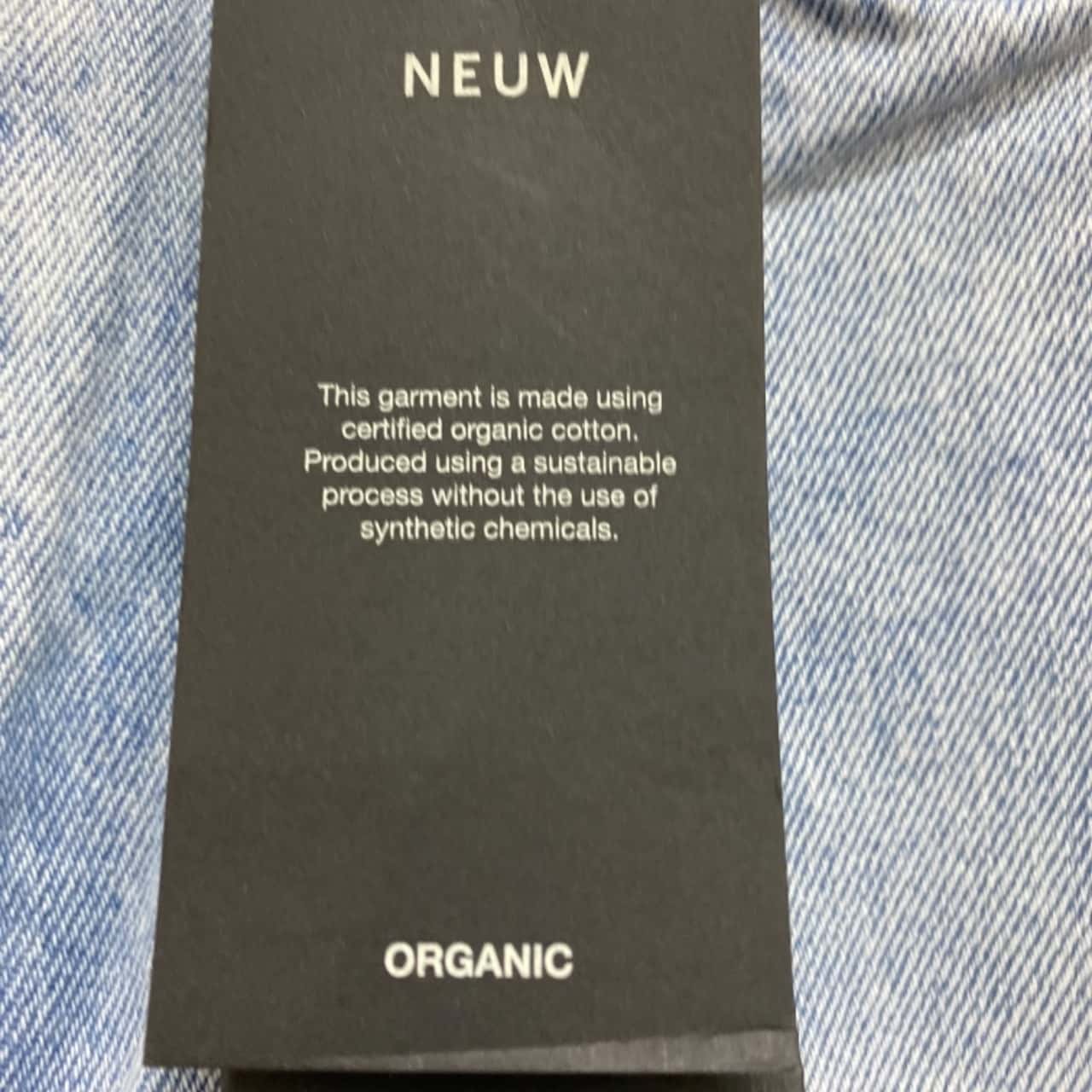 Neuw Mens Size 33 Straight Jeans Blue (s)