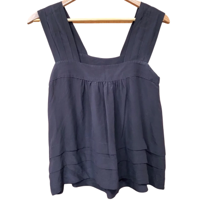 Country Road Black Silk Sleeveless Top Size XS