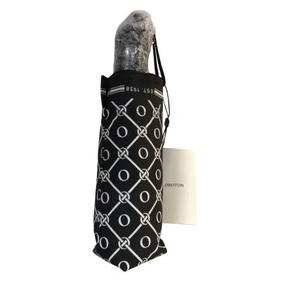 Black Patterned Umbrella