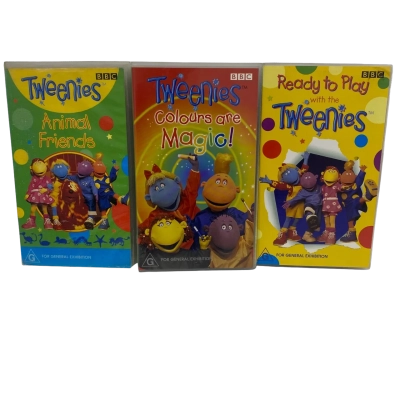 VHS Collection Tweeniers SET of 3 