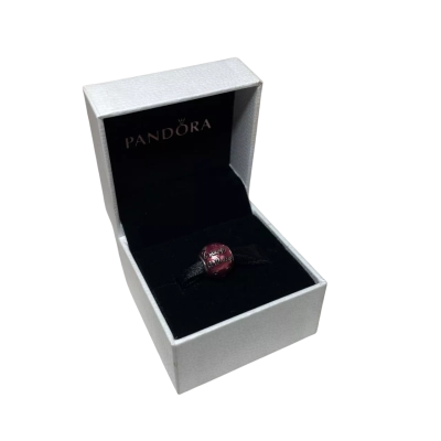 Pandora Womens Charm Red/Sterling Silver 925