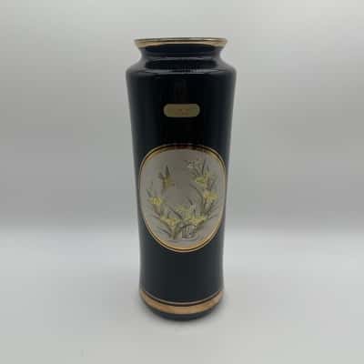 Tall Chokin Vase W/Gold Trimming 