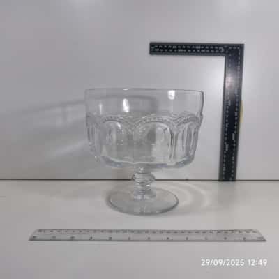 Glass Trifle Bowl XL Footed 
