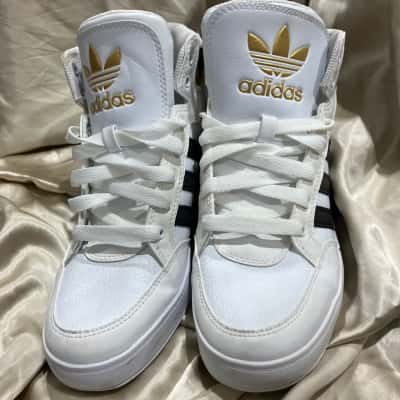 Adidas Hard Court Mens  Size 8 Sneakers Gold / White 