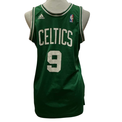 Adidas Kids  Size 14 Sport Top Green / Pattern / White 