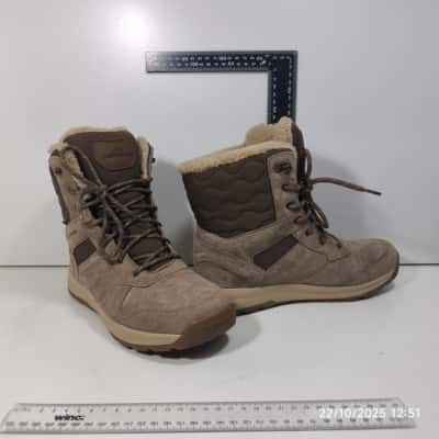Kathmandu Womens Size 6UK Winterburn Ankle Boots Brown 